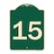 Signmission Sign with Number 15 Heavy-Gauge Aluminum Architectural Sign, 24" x 18", G-1824-22907 A-DES-G-1824-22907 - alternate 1